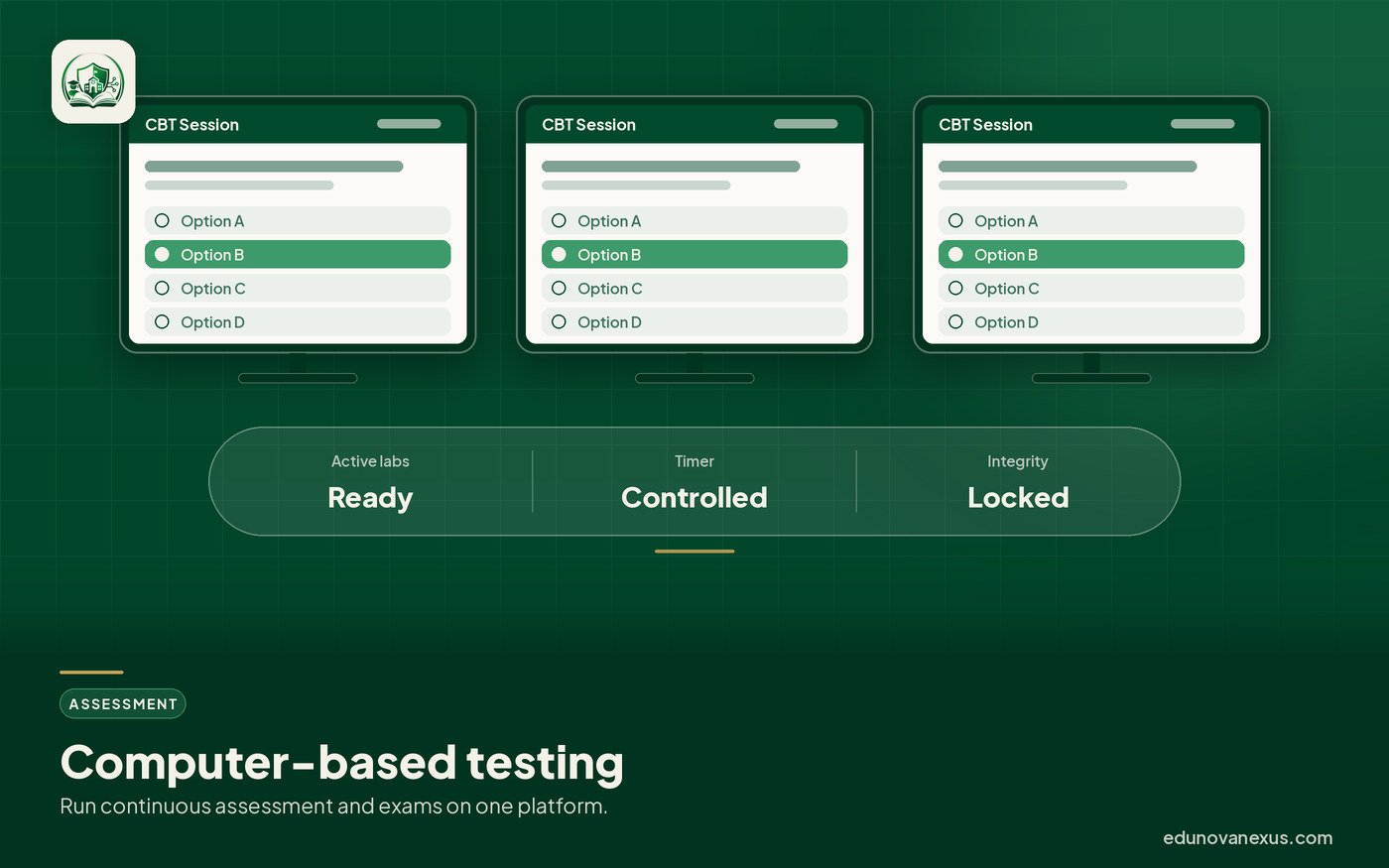 CBT exams in your lab - EduNova Nexus System